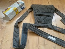 Marsupi Babytrage Neugeborene Baby Erstausstattung Gr. L 3,5-15 Kg Grau/ Grün