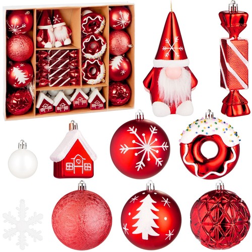 Weihnachtskugeln set - set, 64