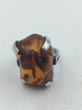 925 Silber Ring mit großem