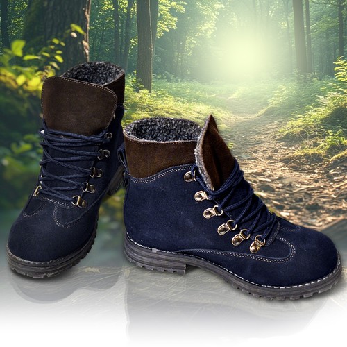 Damen wildleder trekkingschuhe - damen,