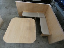 Massive Kindersitzbank Eckbank Sitzecke mit Tisch 