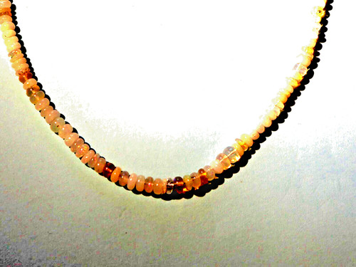 äthiopische welo opal - Äthiopische, kette