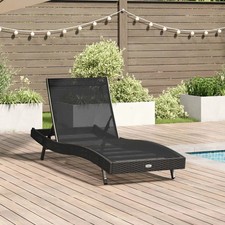 Sonnenliege Poly-Rattan
