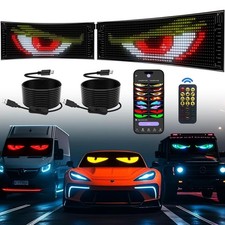 2X LED Augen für LKW Devil Eyes Light Led Laufschrift Leuchtreklame Leuchtschild