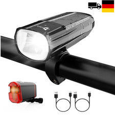 Solar Fahrradlicht USB Typ C