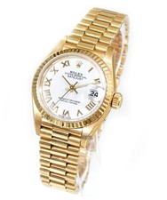 Rolex datejust lady 18ct - rolex,