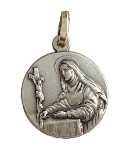 925 sterling silver medal - silver,