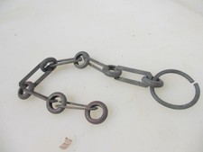 Großer viktorianischer Messing Lichterkette Aufhänger Kronleuchter alter Haken antik 15"