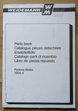 Weidemann Perkins-Motor 1004-4 Ersatzteilliste Parts book Handbuch