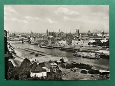 AK Bremen Fluss Weser Schiff