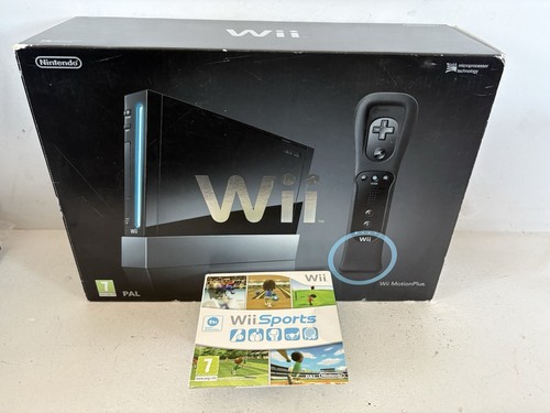 Nintendo wii schwarz konsole - wii,
