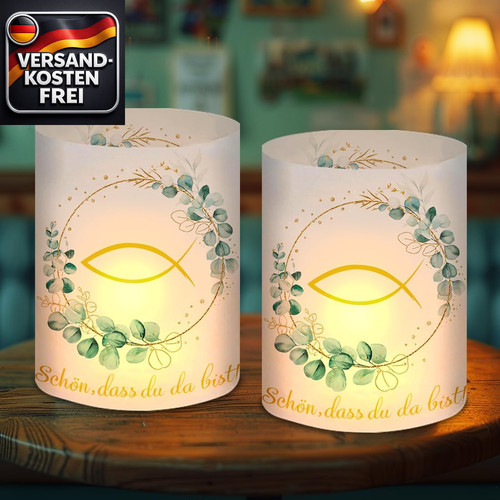 Windlicht fisch tischdeko für - fisch,