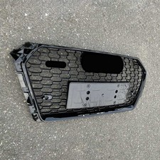 Schwarz RS4 Stil Kühlergrill Wabengrill Front Grill Für Audi A4 B9 2017-19 DE
