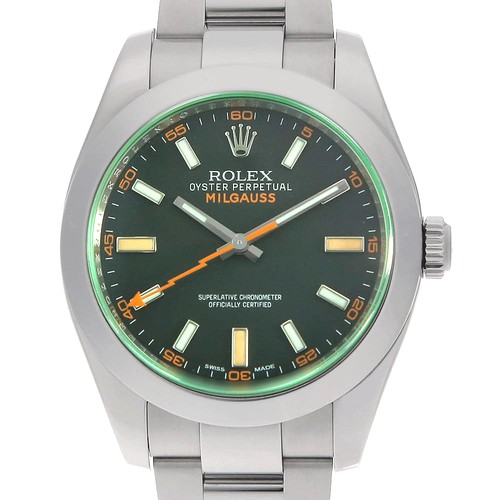 Rolex milgauss grün glas - rolex,