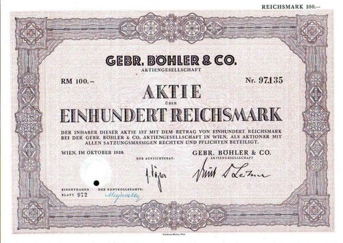Gebr böhler co - 50, gebr.