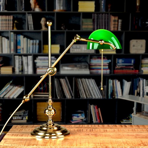 Tischleuchte bankerlampe - tischleuchte,