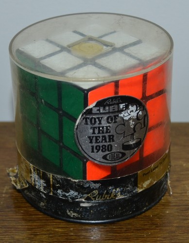 Ideal rubik cube - cube, vintage