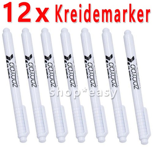 Stk weiß flüssigkreide - 12,