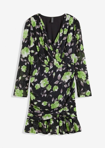 Kleid mit raffung - kleid,