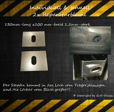 2x E39 BMW Reparaturblech Einschweißblech Hebebühnenaufnahme Schweller passt E39