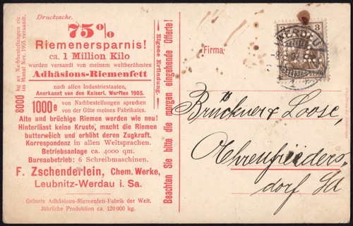 1907 firmenlochung f - dr,