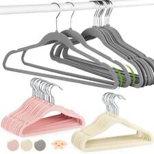 10-100 Baby bügel Samt Kleiderbügel kunststoff Hemdbügel Kinderbügel Anti-Rutsch