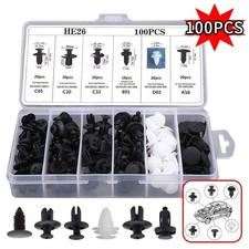 100PCs Car Body Rivet Push Pin