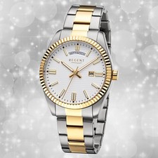 Armbanduhr Metall silber gold