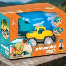 PLAYMOBIL 9145 Sand  Radlader Bagger Schaufelbagger Sandspielzeug LKW Lastwagen 
