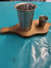 Zinnbecher-Set, Gr. Becher und