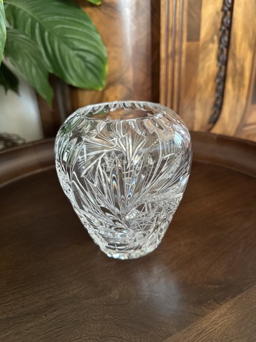 Bleikristall vase - bleikristall,