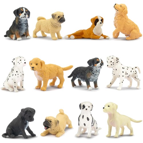 Hund tierfiguren set - 12, stück