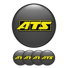 4 x Ats Silicon Emblem Aufkleber für Radkappen Nabendeckel Epoxidharz Logo