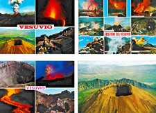 Vesuvio Krater Eruzione Napoli 4 AK ungebraucht Italia