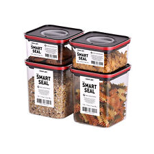 NEOFLAM Smart Seal Vorratsdosen Set 4tlg. - Gr. 2x S, 2x M - Rot