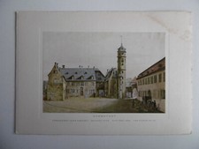 Darmstadt Fürstenhof Alte Kanzlei WeisserTurm Alte Post 1802 von Susemihl Jr. DA