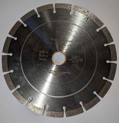 Diamant trennscheibe 250 mm - ø,