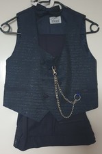 Jungen Hose & Weste Blau  PRNS