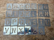 Metall Schablonen Buchstaben