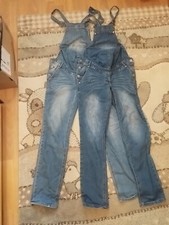 Umstands-Latzhose Jeans Größe 38