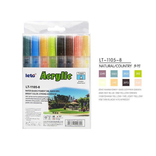 Acrylmalstifte für