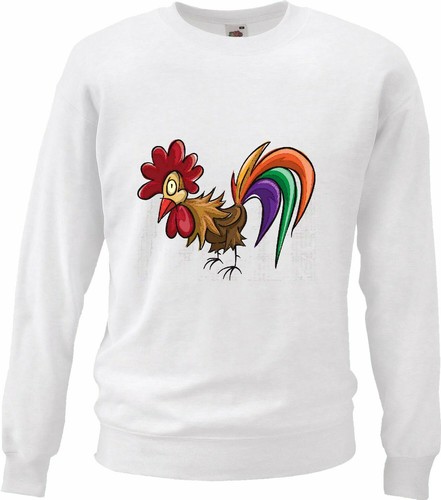 Sweatshirt huhn hahn - huhn, gockel