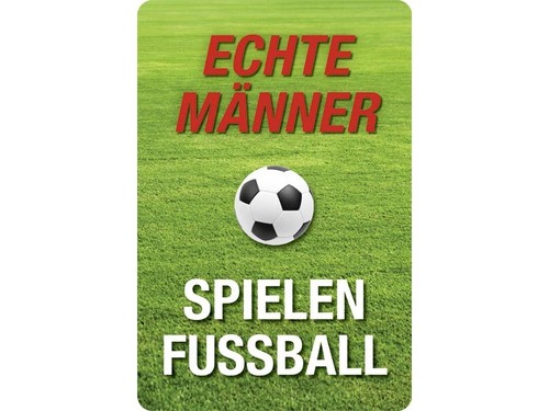 Echte männer spielen fussball - männer,