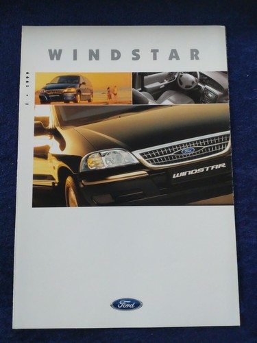 Ford windstar prospekt 1999 - prospekt, 01.1999