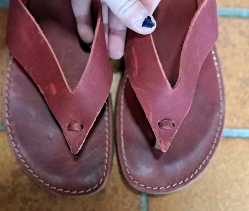 Duckfeet rot leder bordeau - duckfeet,