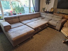 Xxl schlafsofa form - xxl, braun