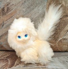 Vintage kuscheltier katze mit - vintage,