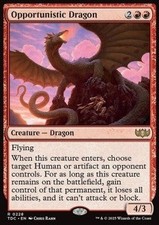 Magic/MTG Opportunistic Dragon TDC-228 Rare Englisch Neu