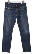 DIESEL Braddom Regular Slim Carrot 0088Z Jeans Herren W31/L32 Button Fly Whisker
