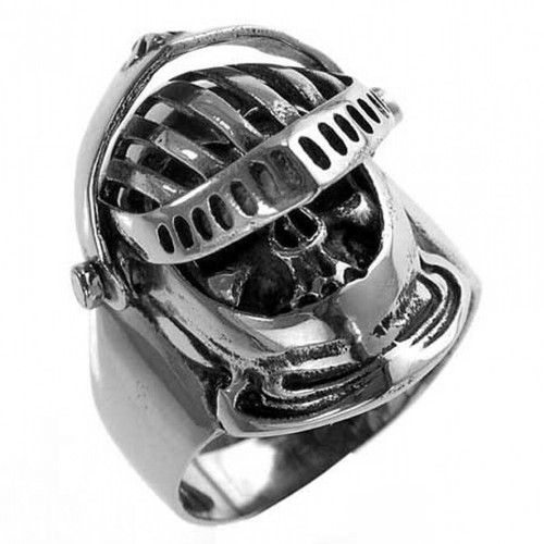 Edelstahl ring totenkopf - edelstahl-, ring,
